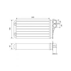 Valeo Heat Exchanger Interior Heating