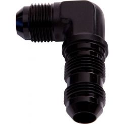 Aeroflow 90 Degree AN Bulkhead -6AN Black