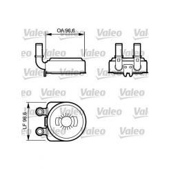 Valeo Oil Cooler Engine Oil