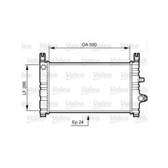 Valeo Radiator Engine Cooling