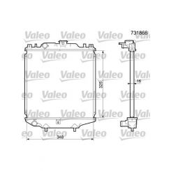 Valeo Radiator Engine Cooling