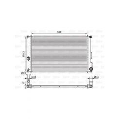 Valeo Radiator Engine Cooling