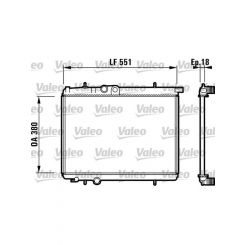 Valeo Radiator Engine Cooling
