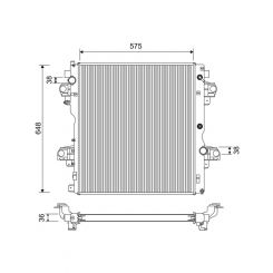Valeo Radiator Engine Cooling