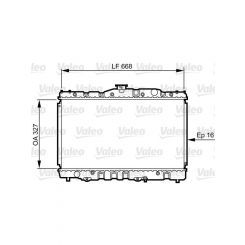 Valeo Radiator Engine Cooling