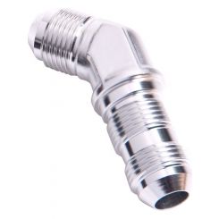 Aeroflow 45 Degree AN Bulkhead -6AN Silver