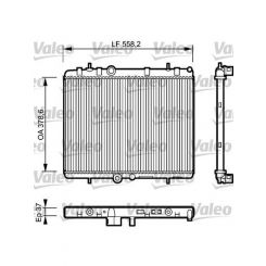 Valeo Radiator Engine Cooling