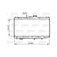 Valeo Radiator Engine Cooling