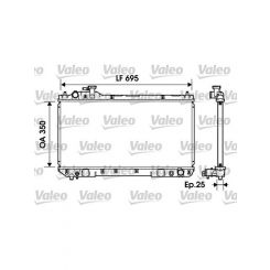 Valeo Radiator Engine Cooling