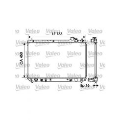 Valeo Radiator Engine Cooling