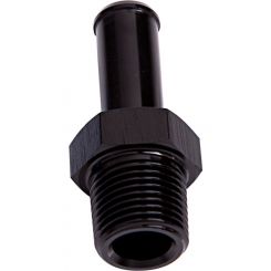 Aeroflow Male NPT to Barb Straight Adapter 1/8" to 5/16" Black