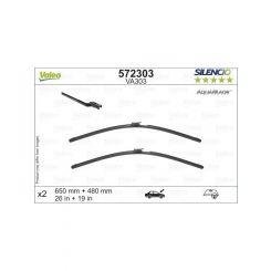 Valeo Wiper Blade Unheated Front