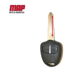 MAP Shell & Key Replacement 2 Button Right Hand Cut Key Blade