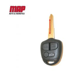 MAP Shell & Key Replacement 3 Button Left Hand Cut Key Blade