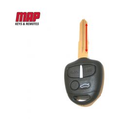 MAP Shell & Key Replacement 3 Button Right Hand Cut Key Blade