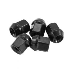 Aeroflow Acorn Short Open Wheel Nuts 1/2-20in 60 Deg Taper Pack 5