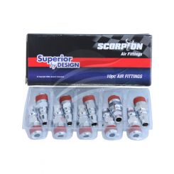 Scorpion Plug Male Nitto Style 3/8" Box Of 10