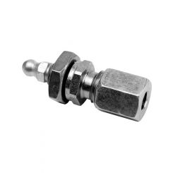 Alemlube Bulkhead 6mm with Grease Nipple Tube Joiner