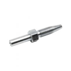 Alemlube 8.3mm Hose End Stud Straight 30mm Long
