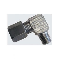 Alemlube 90 Degree Elbow Connector 6mm Tube X M8 X 1