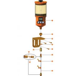 Alemlube Pulsarlube OL500 Single Mount Installation Kit