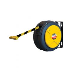Alemlube El Series Caution Safety Barrier Reel 16M Long Yellow and Black Band