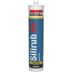 Soudal Silirub Aquarium Silicone Sealant Translucent 310ml