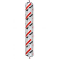 Soudal Silirub WS+ Neutral Cure Silicone Sealant Black 600ml