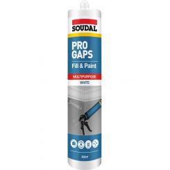 Soudal Pro Gaps Fill & Paint White 300ml