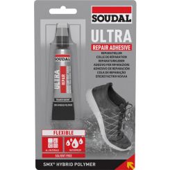 Soudal SMX Ultra Odourless Repair Adhesive Solvent Free Crystal Clear 20ml