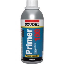 Soudal Primer 100 Porous Surfaces For Polyutherane Sealants Clear 500ml