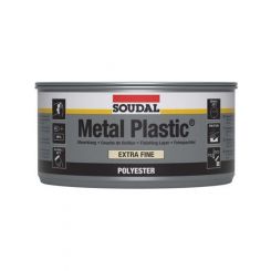 Soudal Metal Plastic Extra Fine Putty Polyester Based White 2kg