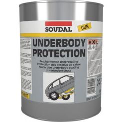 Soudal Underbody Protection Gun Black Not Paintable 1kg