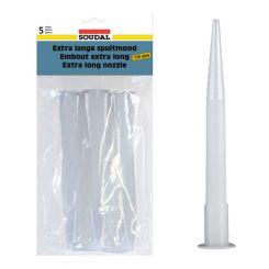 Soudal 175mm Extra Long Nozzles Clear