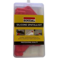 Soudal Silicone Spatula Kit For Elastic Sealant Joints Pack of 7