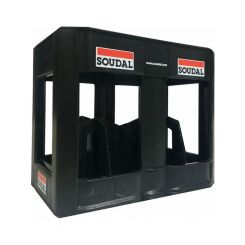 Soudal Heavy Duty Black Crates Holds 12 Cartridges