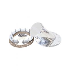 Aeroflow Remote Fuel Cell Filler 45 Degree 2-1/2" Neck Polished