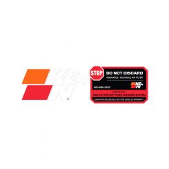 K&N Decal/Sticker "Do Not Discard"