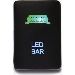 Lightforce Push Button Switch On/Off 12V Lightbar Logo For Toyota