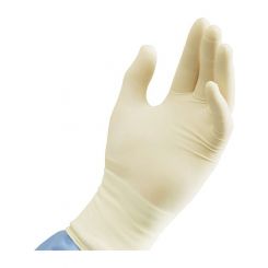 Bastion Latex White Gloves Micro Textured Large Pack of 100