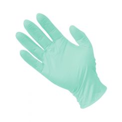 Bastion Nitrile Ultra Soft Green Powder Free Gloves XL Pack of 200