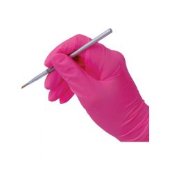 Bastion Nitrile Ultra Soft Pink Powder Free Gloves Large Pack of 200