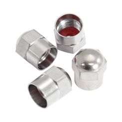 Aeroflow Replacement Valve Caps Chrome Finish Sold As Pack of 4