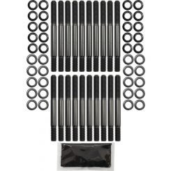 Aeroflow Head Stud Kit 8740 Grade Material 12 Point Nuts