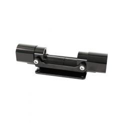 Aeroflow Flex Fuel/E85 Content Sensor Bypass Block -10ORB Ports Black Finish