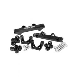 Aeroflow Top Feed Conversion Billet EFI Fuel Rail Black For 14mm 3/4" Length
