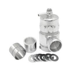 Aeroflow Compact Blow Off Valve Kit Silver Finish with Weld-on Flange and V-Band