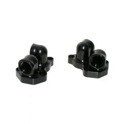 Meziere -12AN ORB Swivel Block Adapters Pair Black