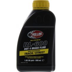 Redline RL-600 DOT 4 Brake Fluid Street and Track 473ml Bottle