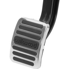 Wilwood Brake and Clutch Pedal Pad Cover Rubber with Stainless Trim Plate
